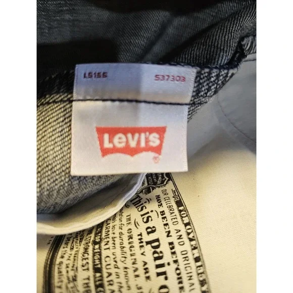 Levi's 501 Men's Original Fit Jeans Dark Indigo Denim, Straight Leg, Button - Picture 9 of 15